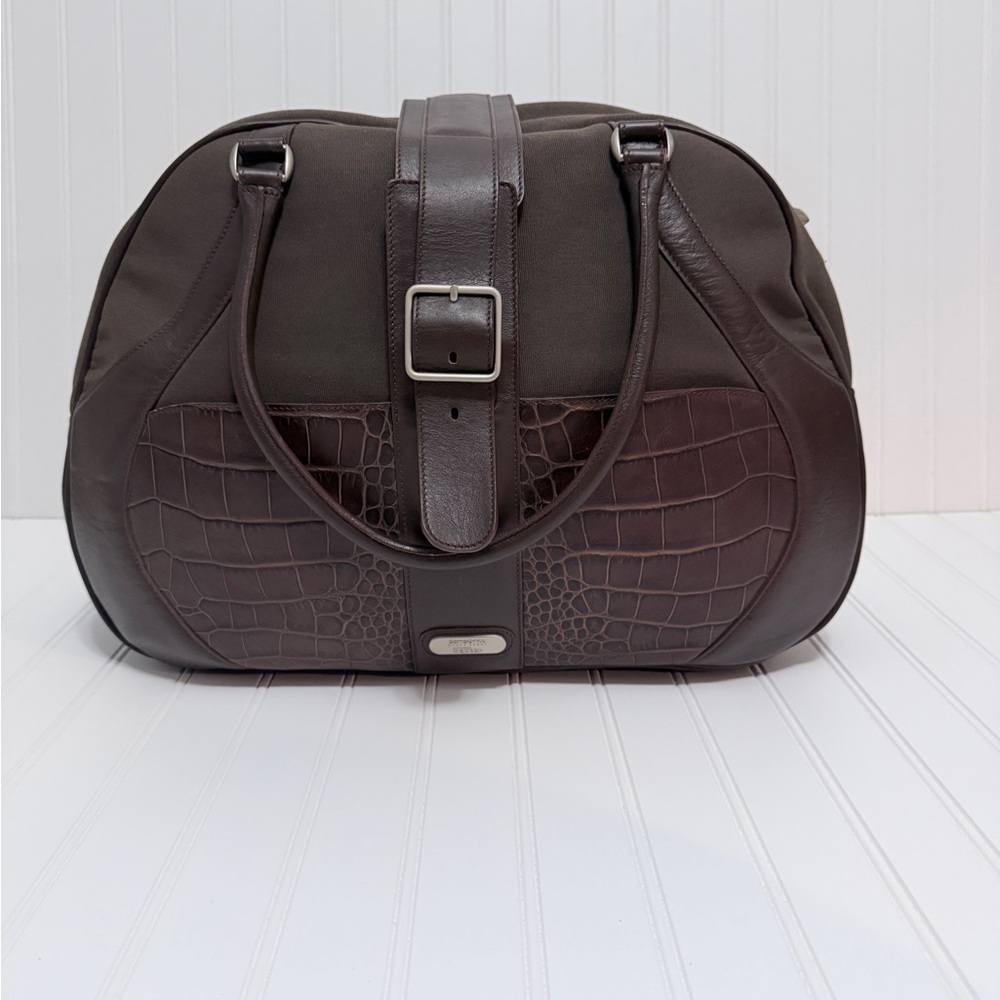 Samsonite by Alexander McQueen Brown Boarding Bag
